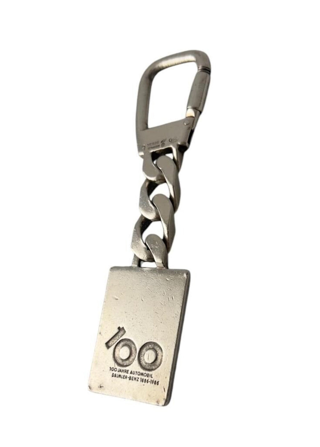Vintage Aigner Sterling Silver Pendant – Daimler Benz 100 Years Anniversary (1886–1986)