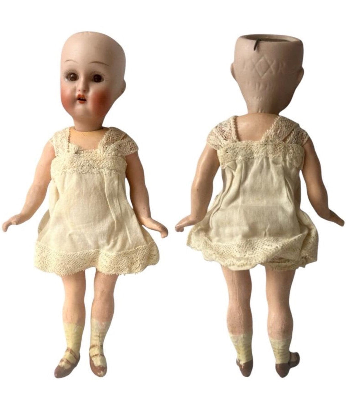 Antique Kämmer & Reinhardt Halbig Bisque Head Mignonette Doll . 19 cm - 7.5 in