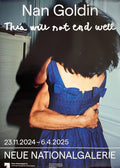 Nan Goldin - "The Hug". Original Museum Poster.