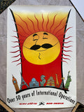 Air India Poster, Original Vintage Travel Poster