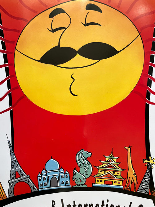 Air India Poster, Original Vintage Travel Poster