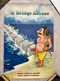 Vintage Air India Cargo Poster: 1970s-80s Travel Art