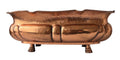 Vintage Hammered Copper Planter. Lion Paw Feet Jardiniere