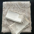 Antique Point de Venise Lace Tablecloth & Napkins - Floral Needlepoint - 1880-1920