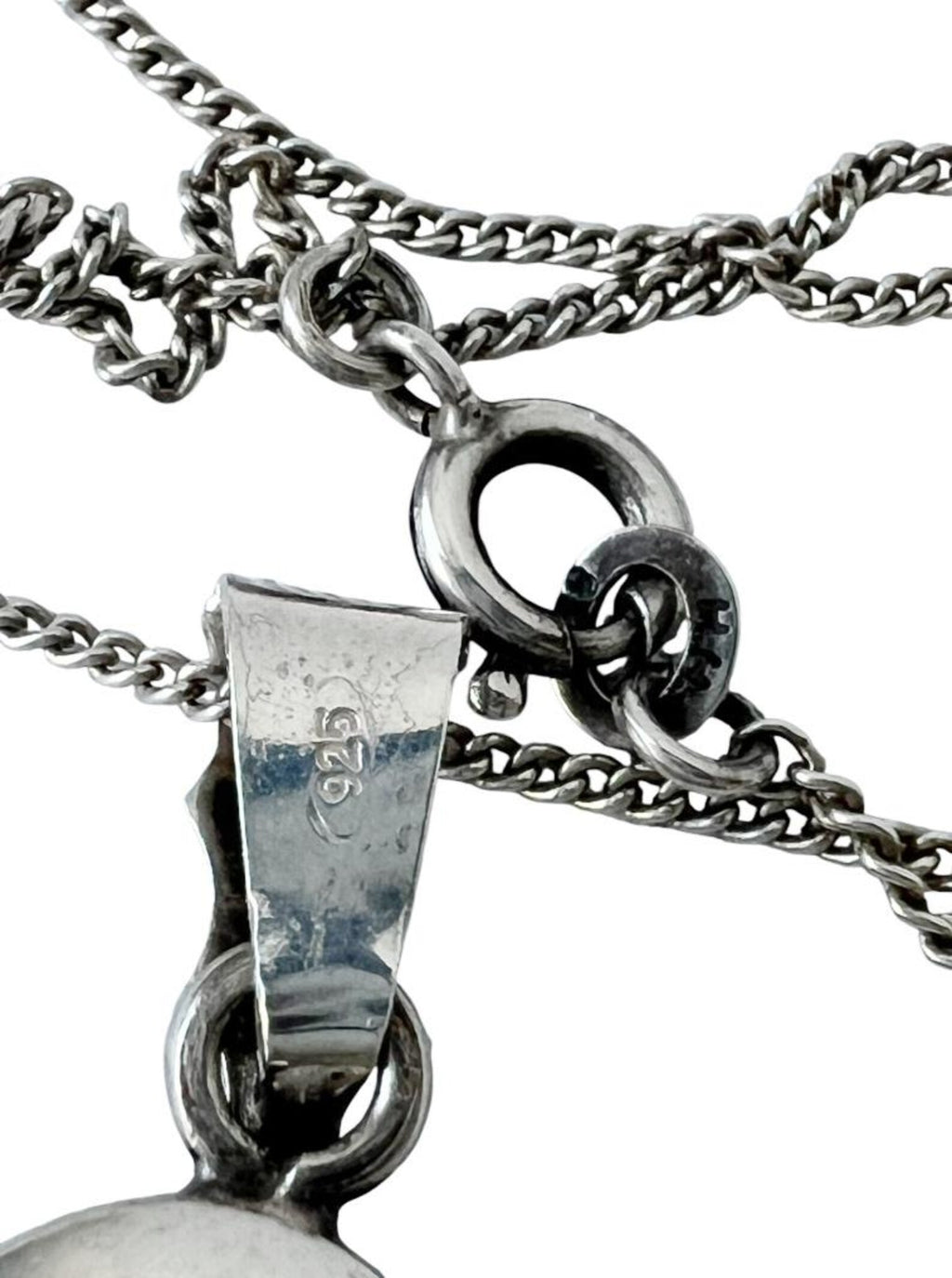 Vintage Silver Oval Locket Necklace. Engraved Keepsake Jewellery