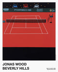 Jonas Wood - "Porsche Tennis Grand Prix". Original Exhibition Museum Poster