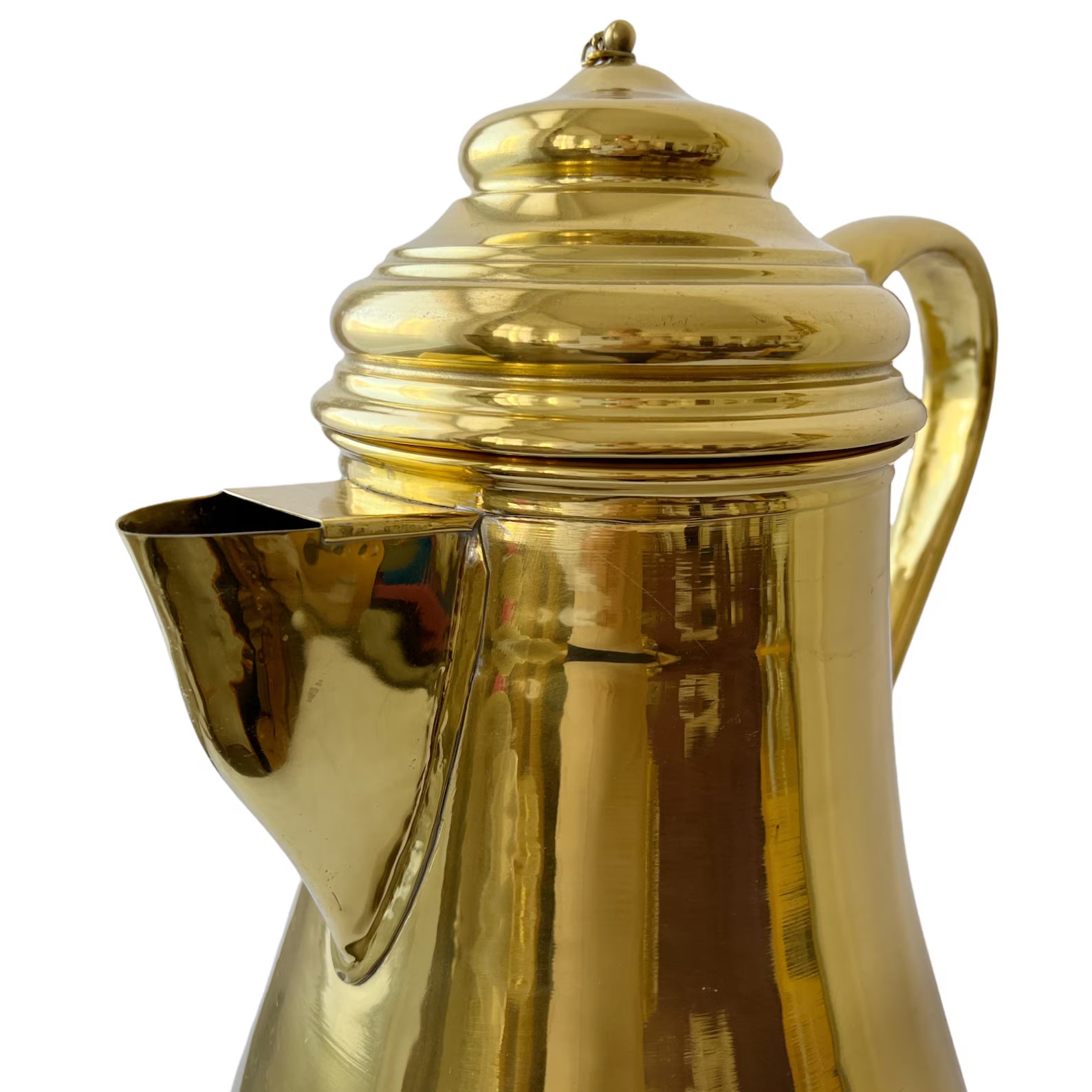 Vintage Oversized Brass Jug – XL Display Pot for Interiors