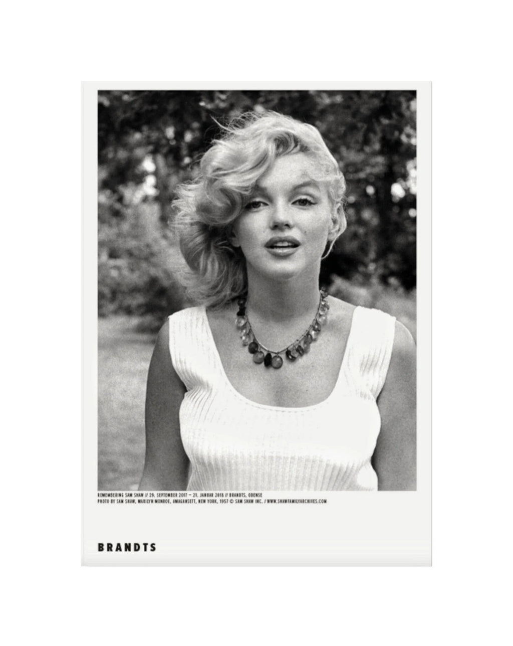 Sam Shaw, Marilyn Monroe, Original Exhibition Museum Poster
