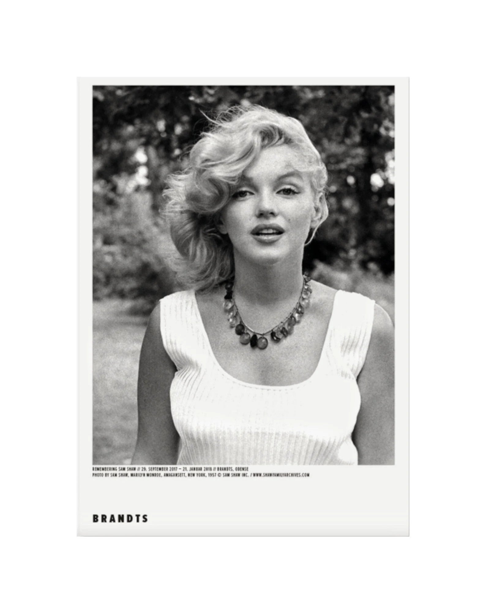 Sam Shaw, Marilyn Monroe, Original Exhibition Museum Poster
