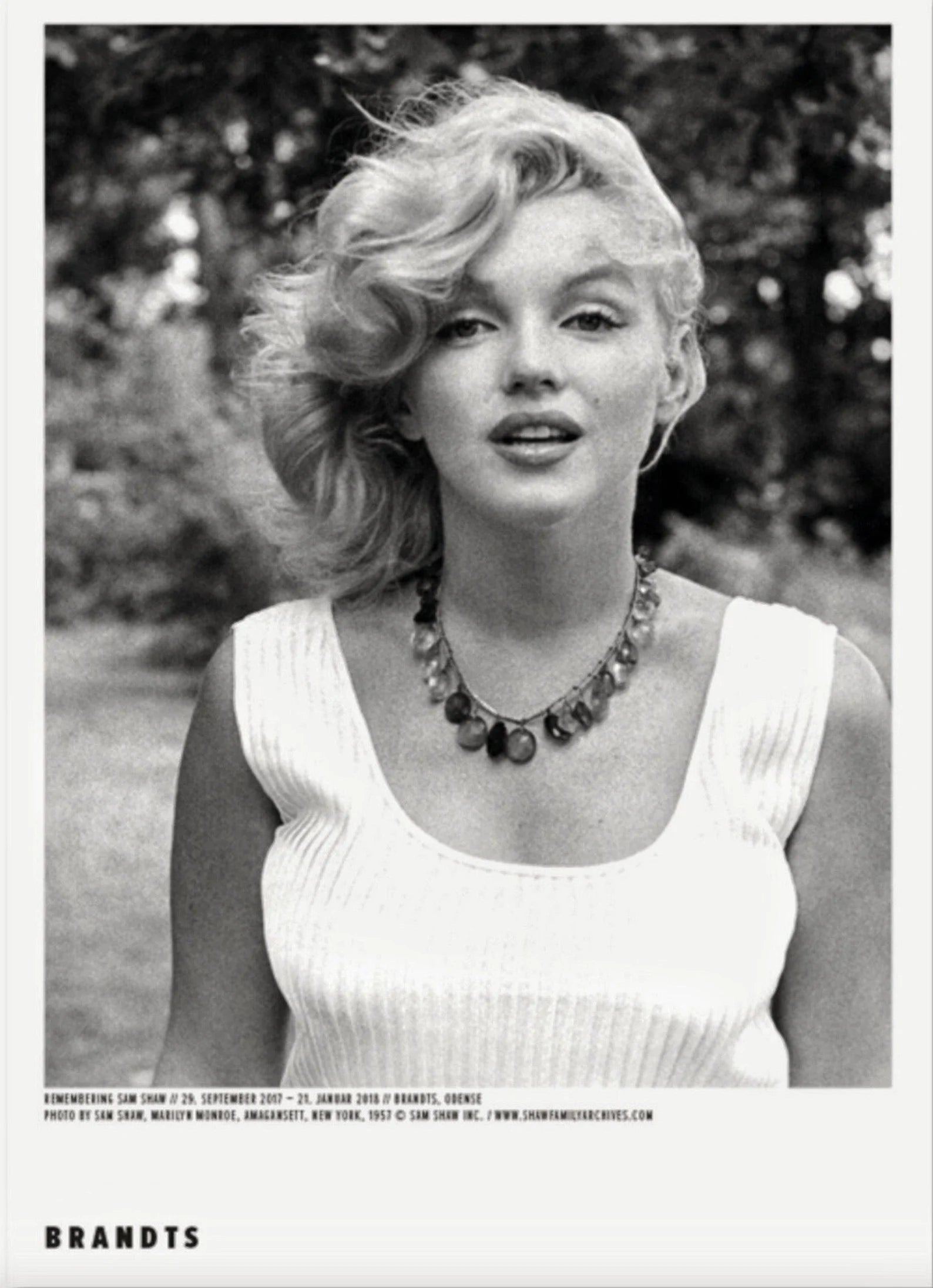 Sam Shaw, Marilyn Monroe, Original Exhibition Museum Poster