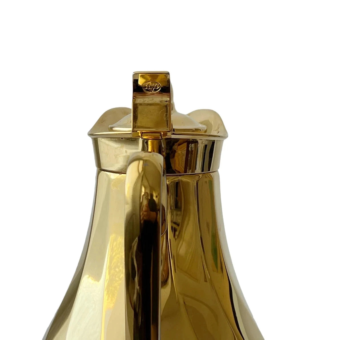 Vintage ALFI Karat Gold-Plated Vacuum Carafe, 1L West German Thermal Coffee Jug