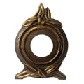Art Nouveau Jugendstil Mantel Case, Sculptural Leaf Frame, Early 20th Century