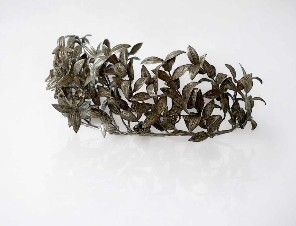 Antique Myrtle Leaf Bridal Crown - 1913 German Wedding Tiara