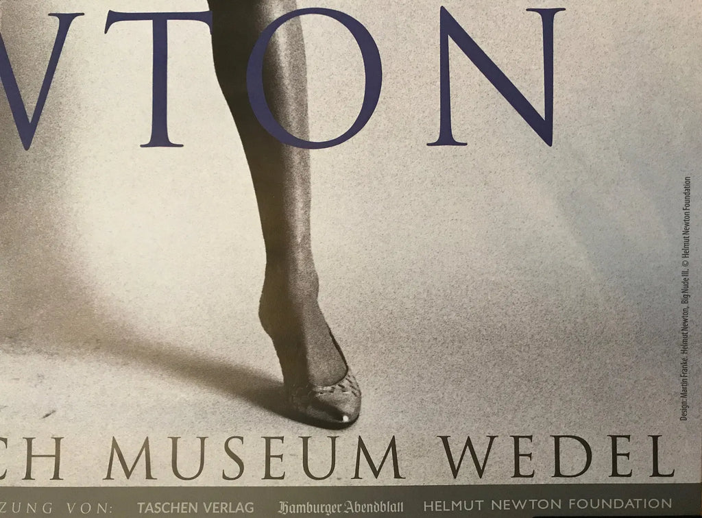 Helmut Newton, Original Exhibition Museum Poster