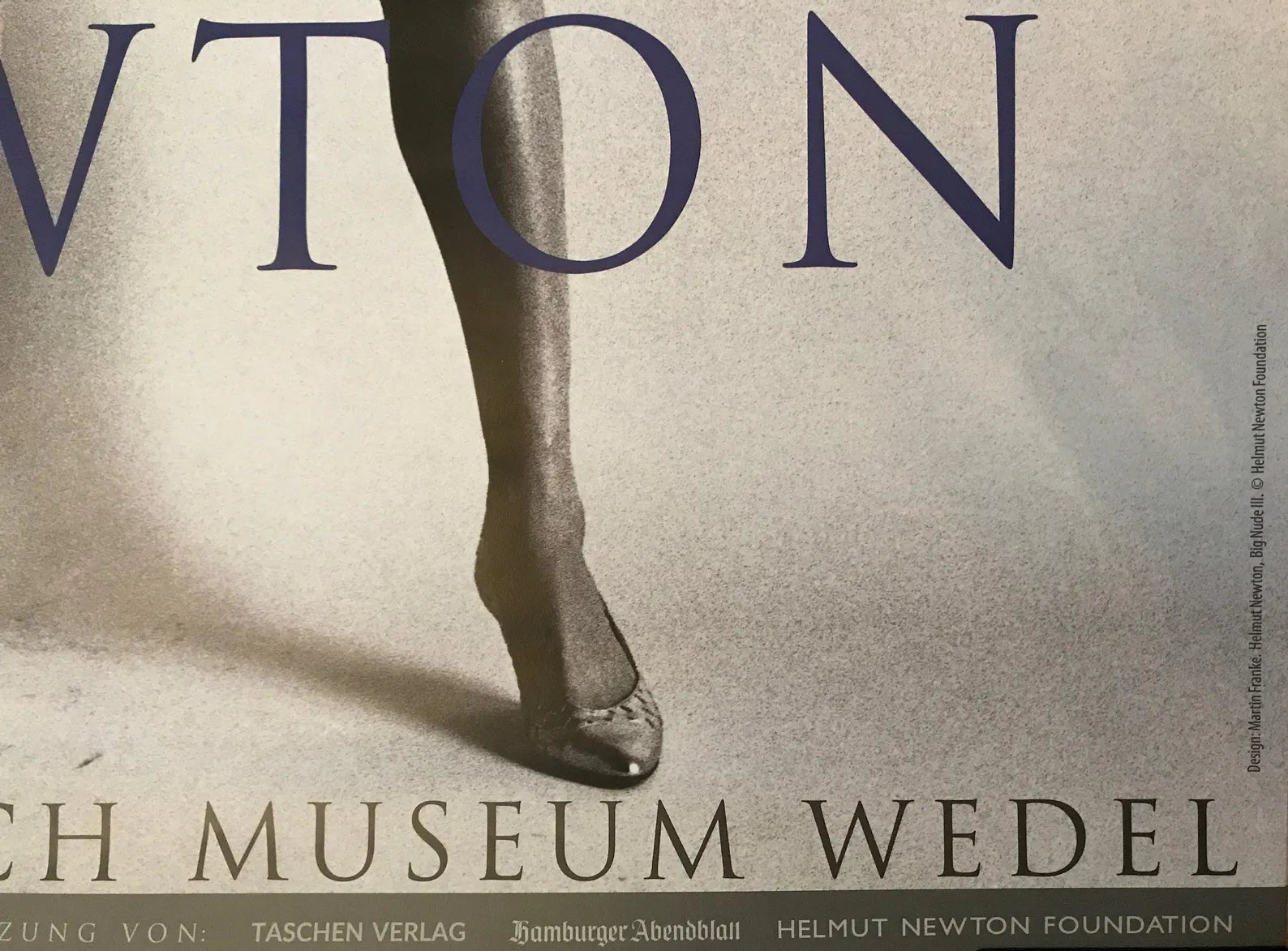 Helmut Newton, Original Exhibition Museum Poster