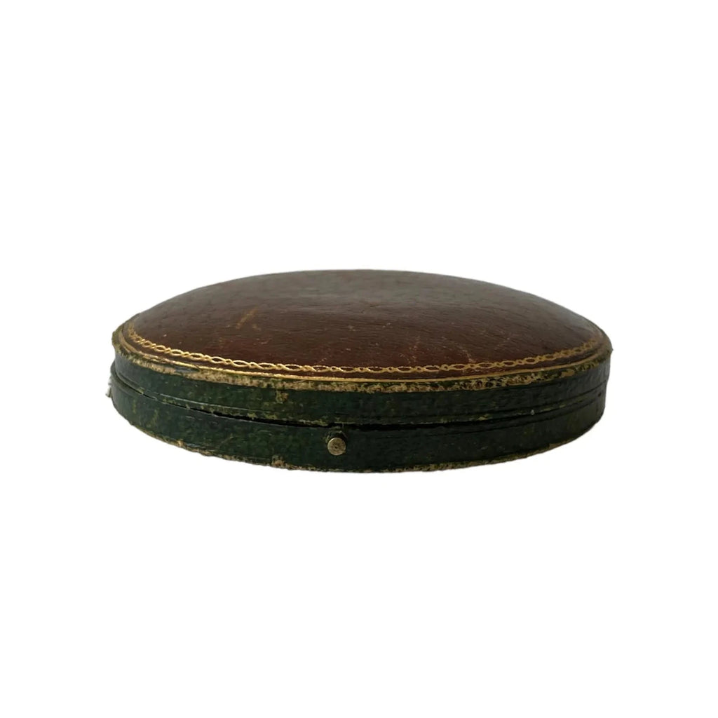 Antique Leather Jewelry Box by J.C. Vickery, Regent Street, London, Late 19th Century