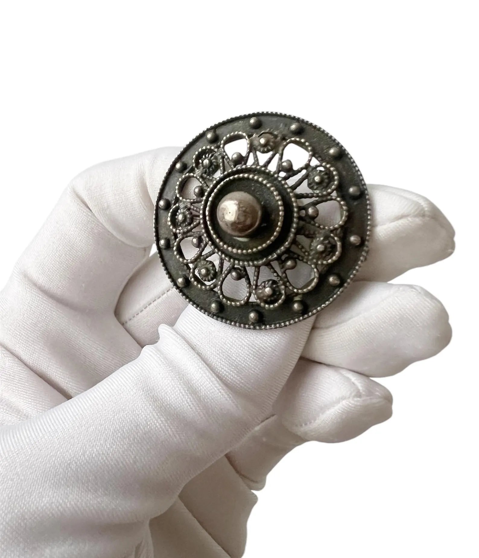 Vintage Dutch Silver Zeeuwse Knoop Brooch