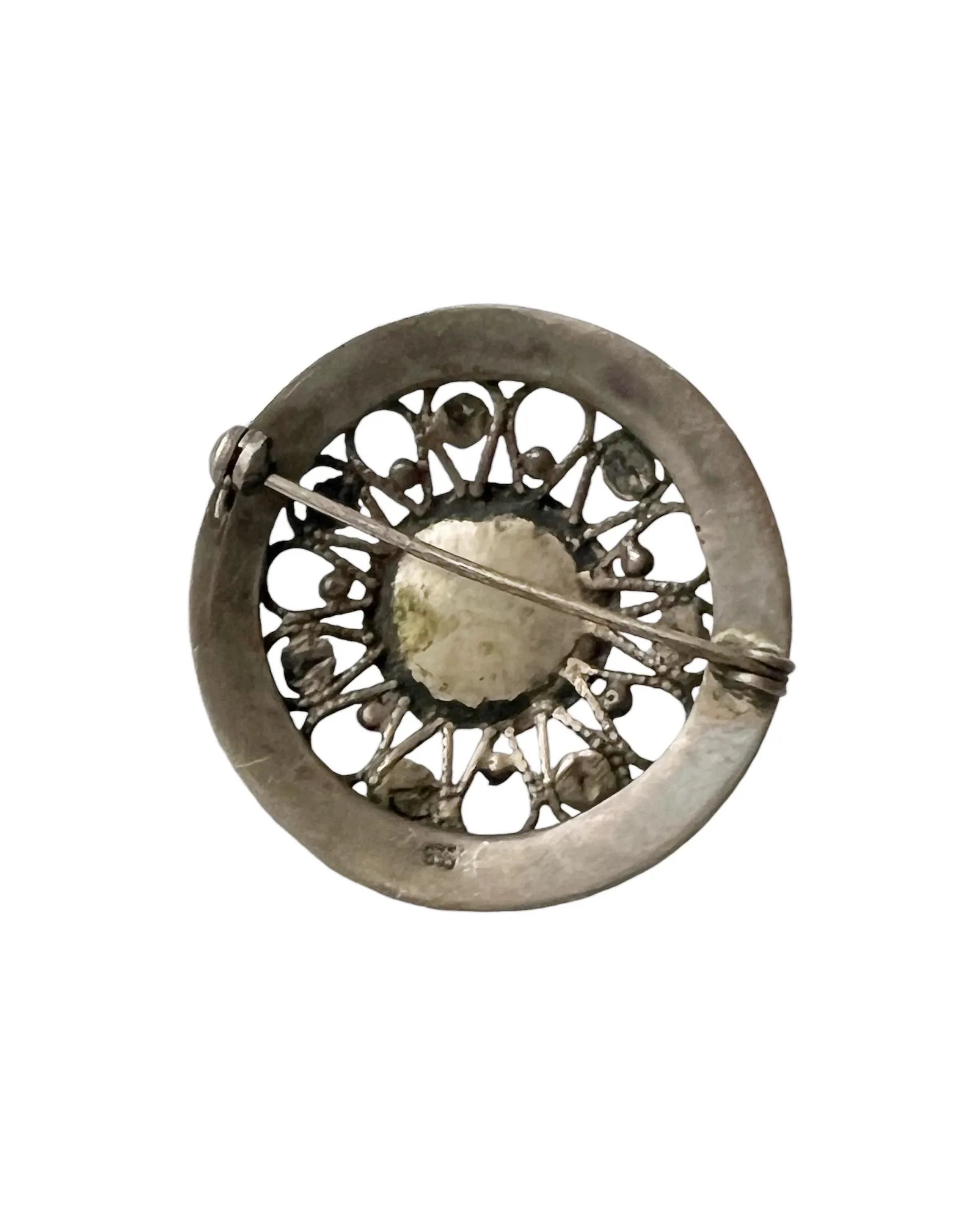 Vintage Dutch Silver Zeeuwse Knoop Brooch