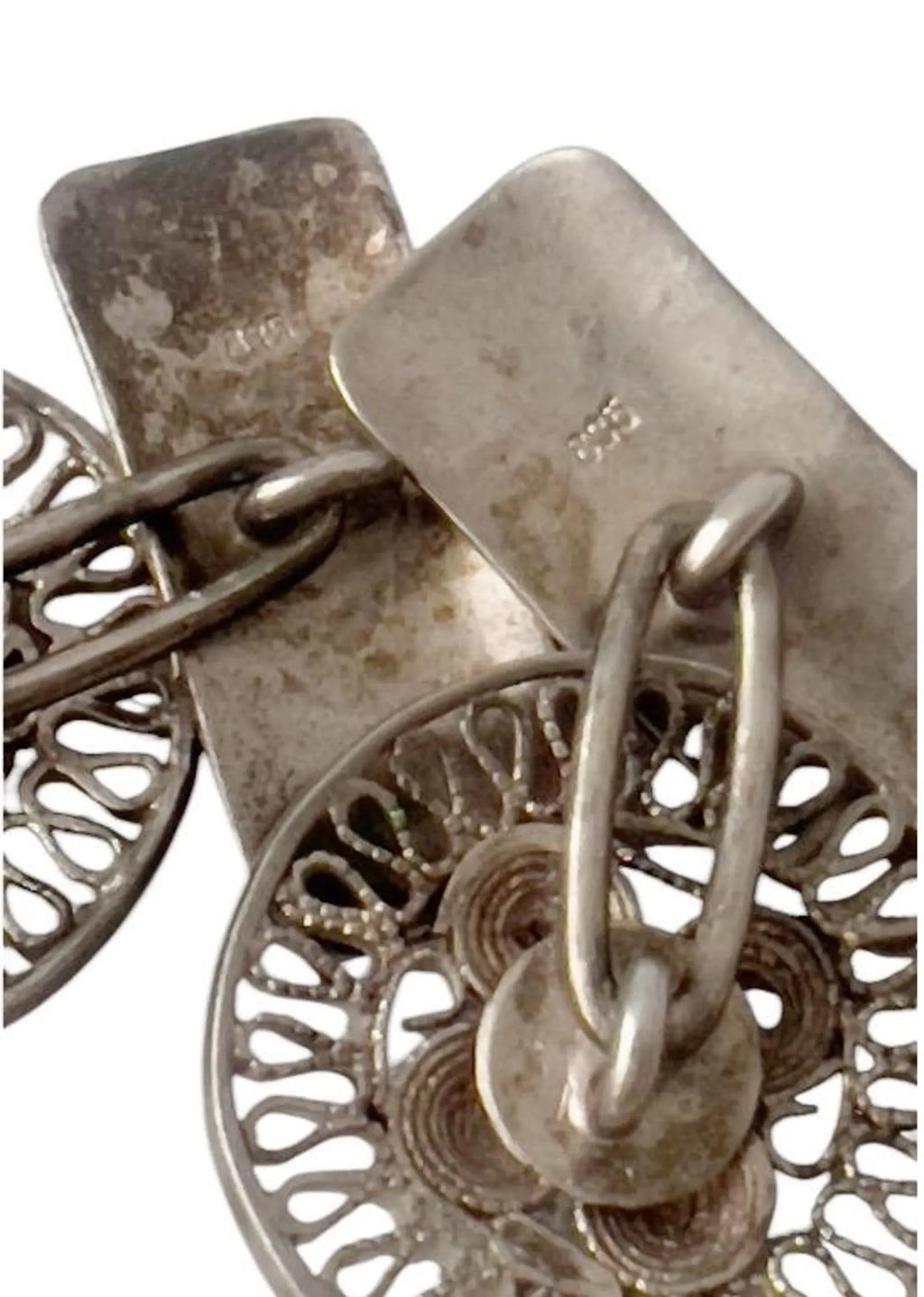 Vintage 835 Silver Dutch Zeeuwse Knoop Cufflinks.