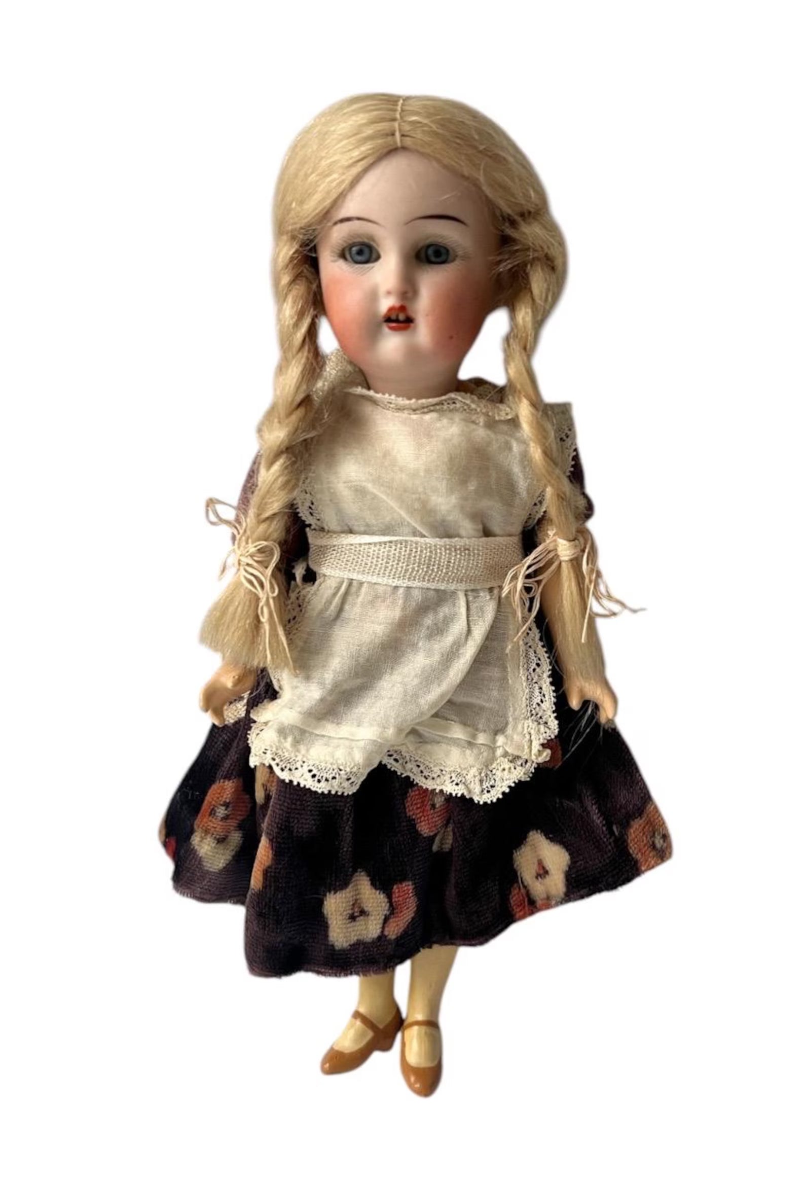 Antique Kammer & Reinhardt Bisque Mignonette Doll: 7.5" Sleeping Eyes