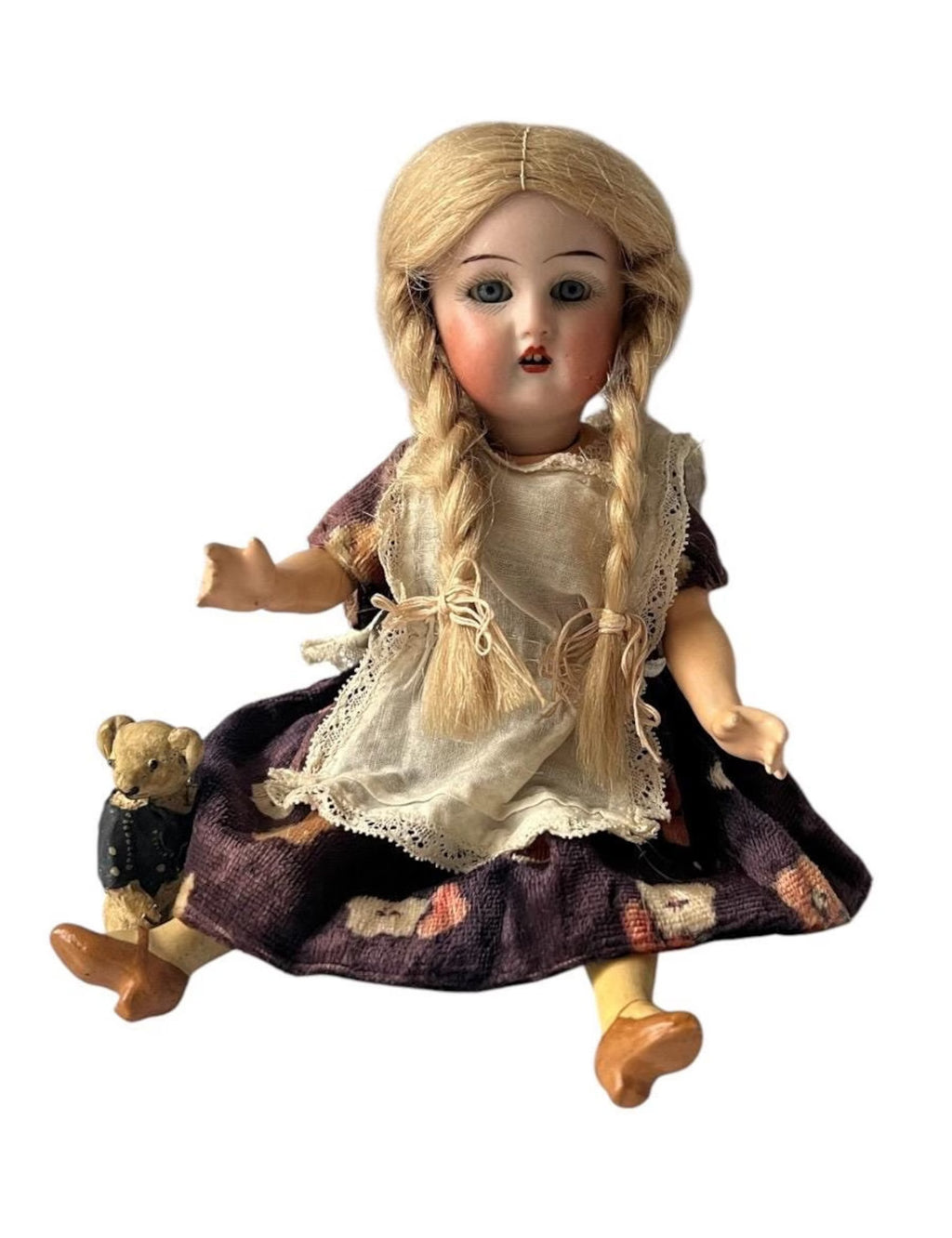 Antique Kammer & Reinhardt Bisque Mignonette Doll: 7.5" Sleeping Eyes