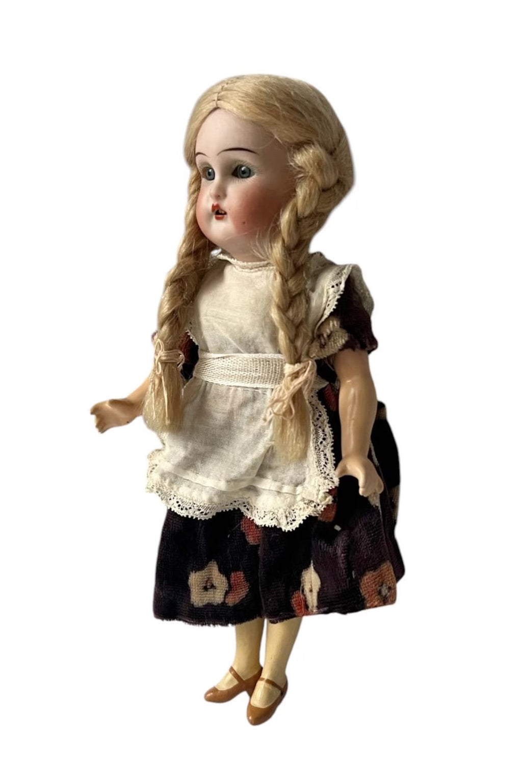 Antique Kammer & Reinhardt Bisque Mignonette Doll: 7.5" Sleeping Eyes