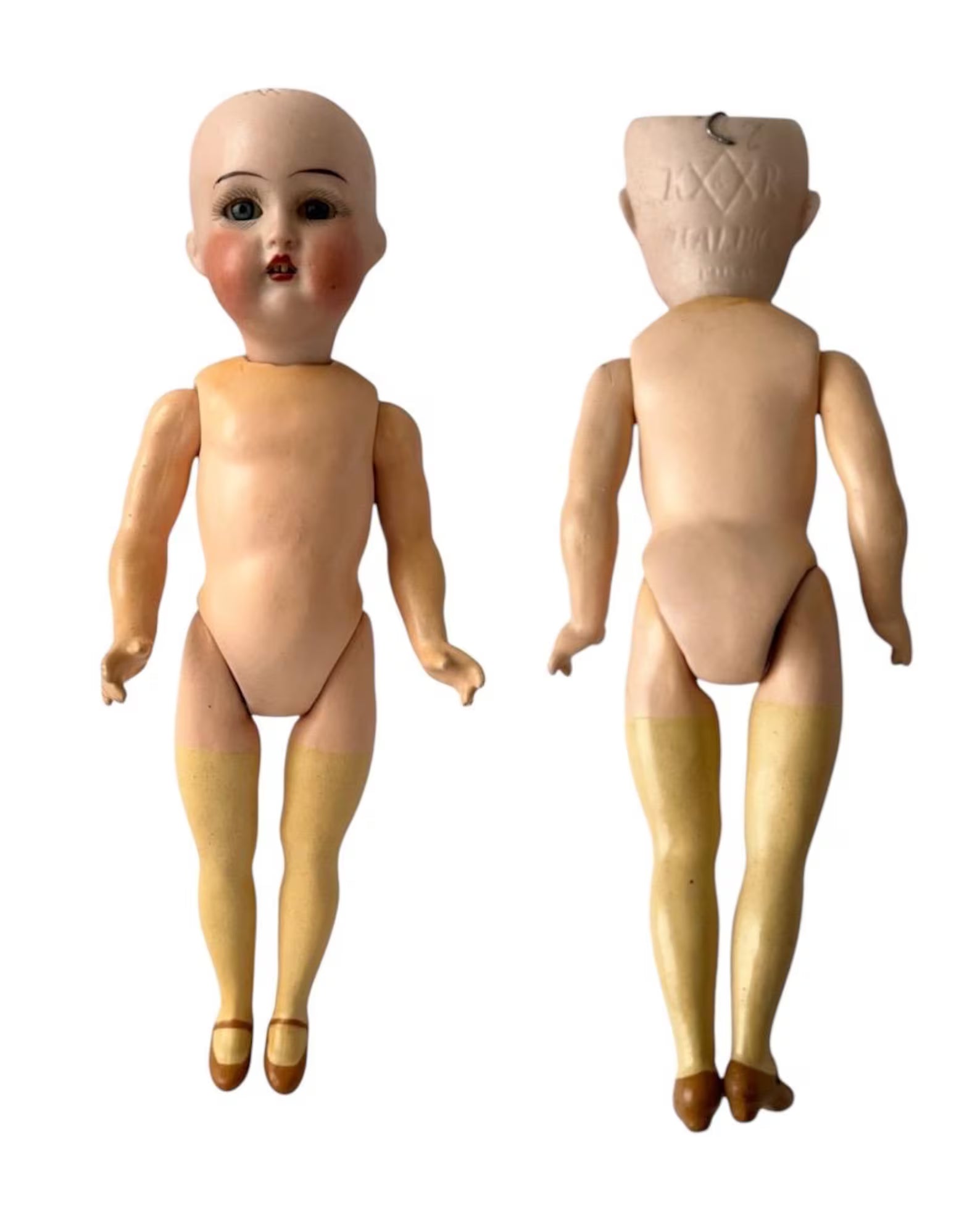 Antique Kammer & Reinhardt Bisque Mignonette Doll: 7.5" Sleeping Eyes