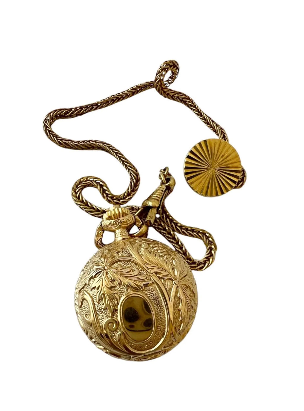 Vintage Gold-Plated Small Pocket Watch - ANKER 55 - 17 Rubis