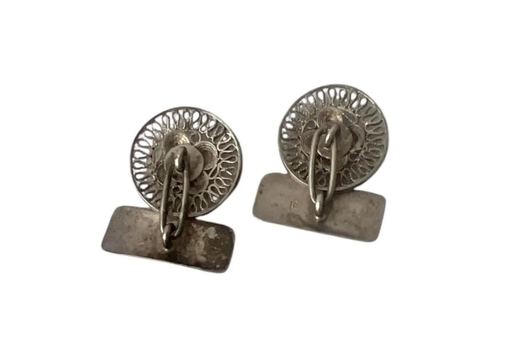 Vintage 835 Silver Dutch Zeeuwse Knoop Cufflinks.