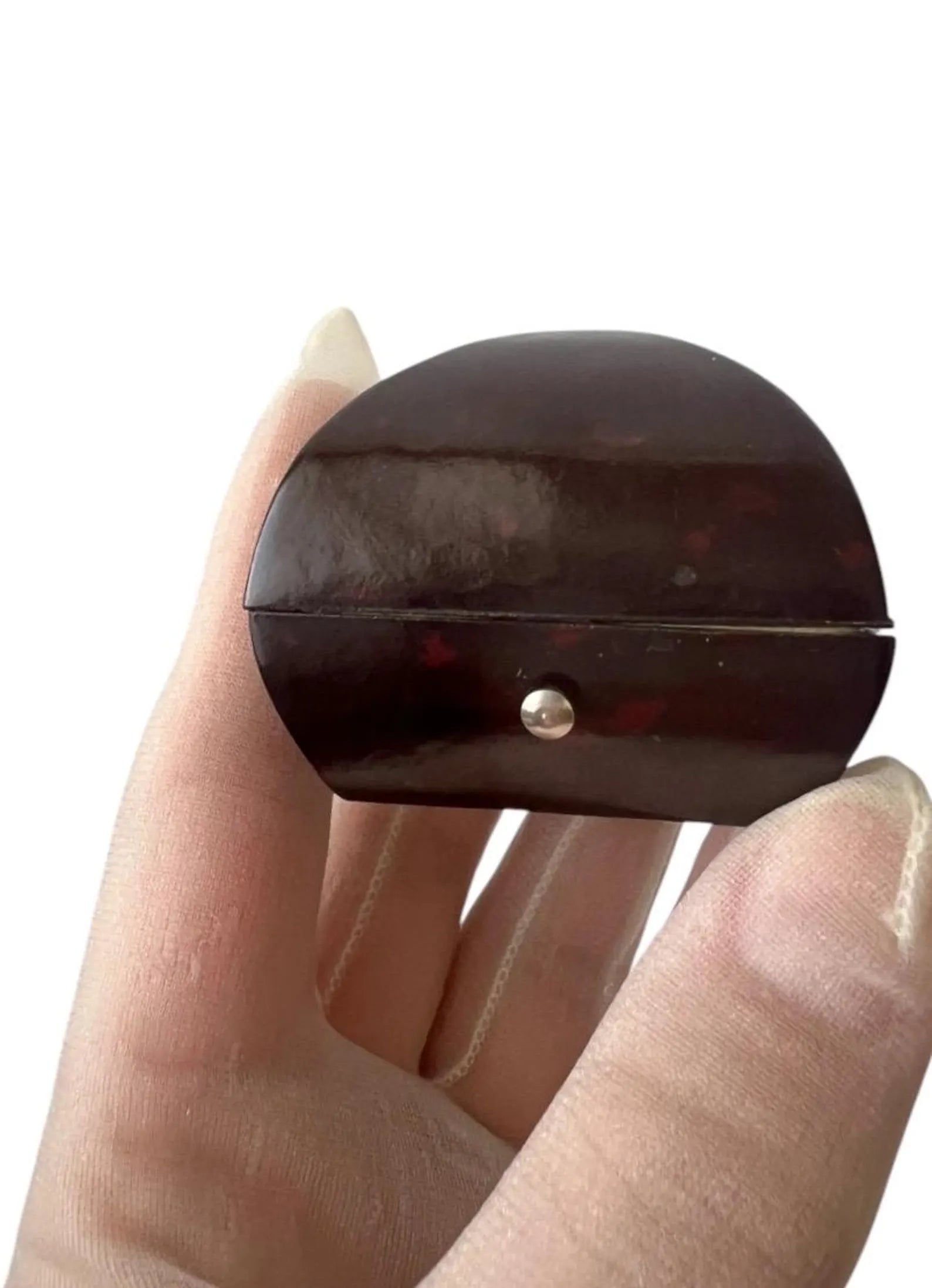 Vintage Bakelite Ring Jewellery Box in Art Deco Style