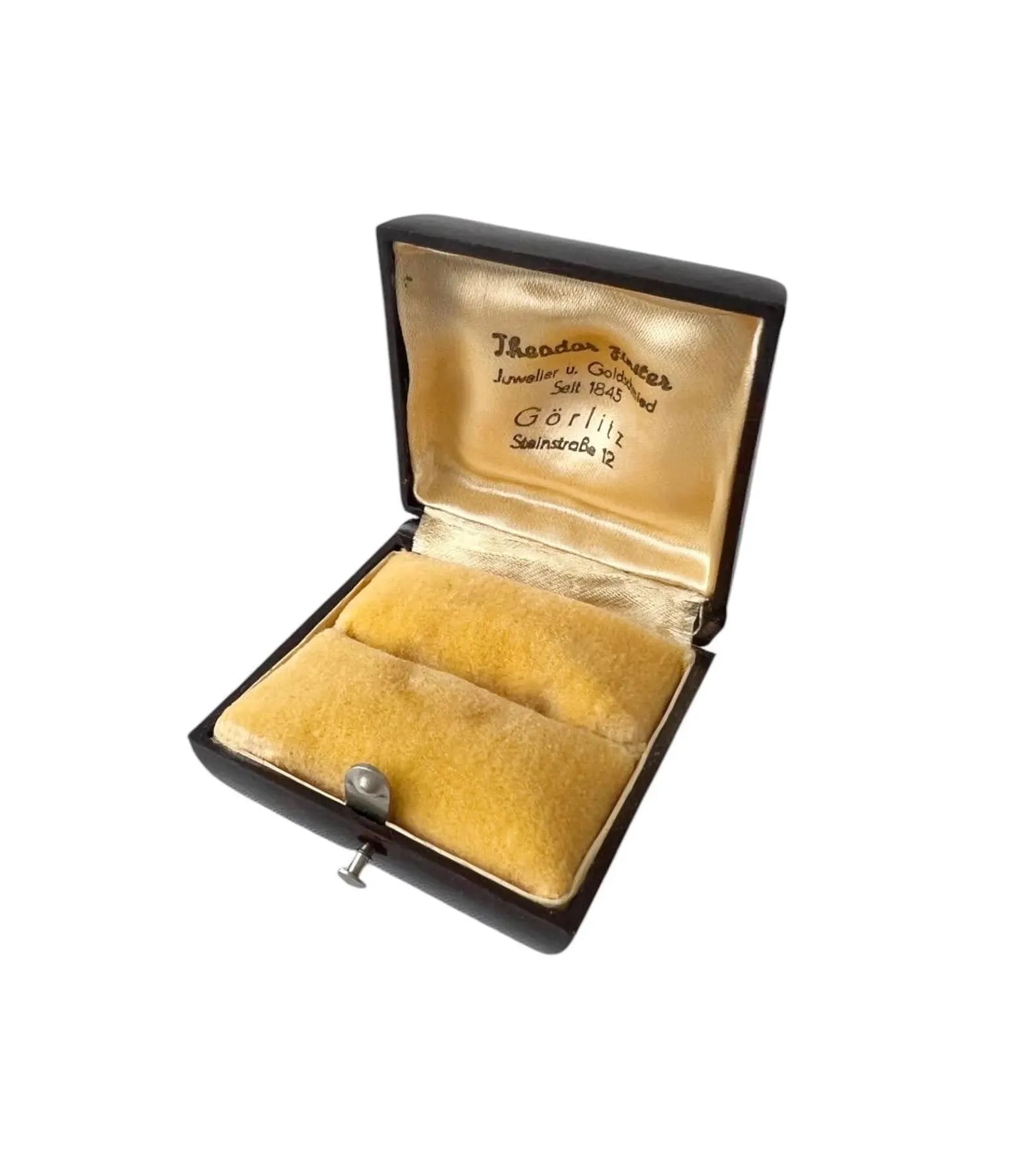 Vintage Bakelite Ring Jewellery Box in Art Deco Style