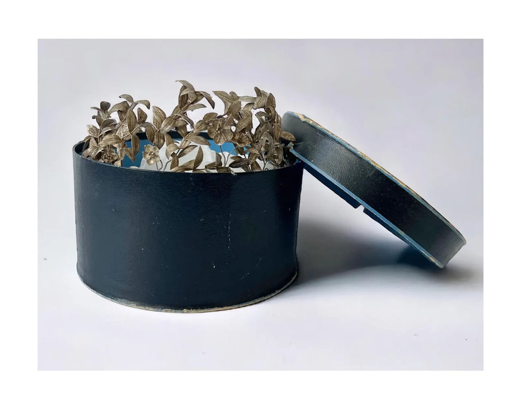 Antique Myrtle Leaf Bridal Crown - 1913 German Wedding Tiara