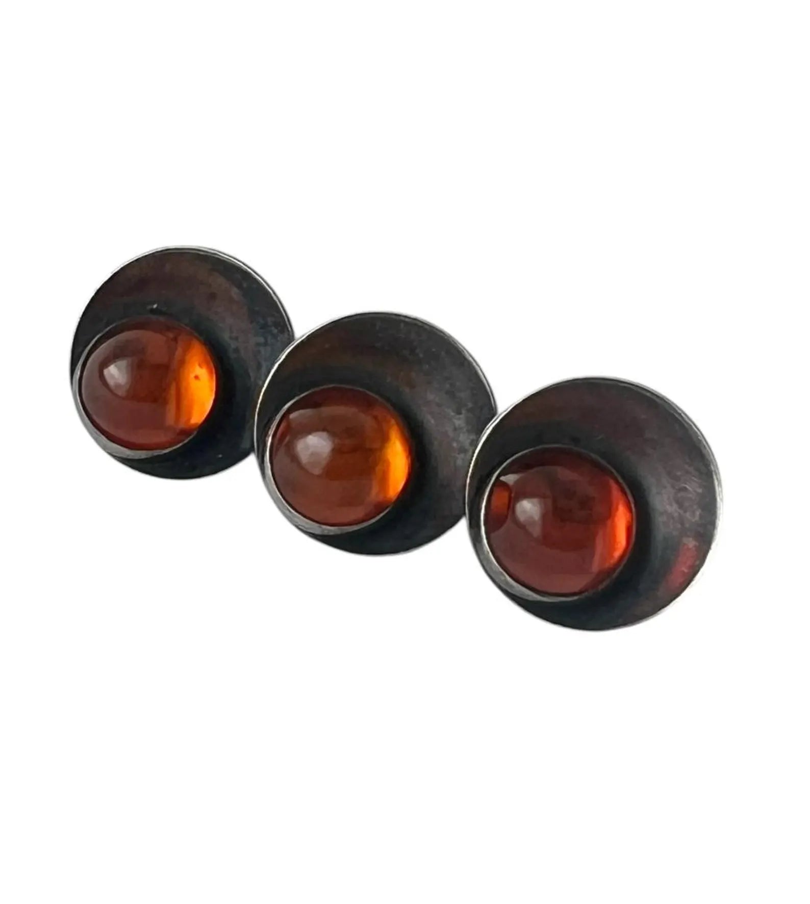 Vintage Baltic Amber Brooch, Sterling Silver, Danish Modernist, Niels Erik From