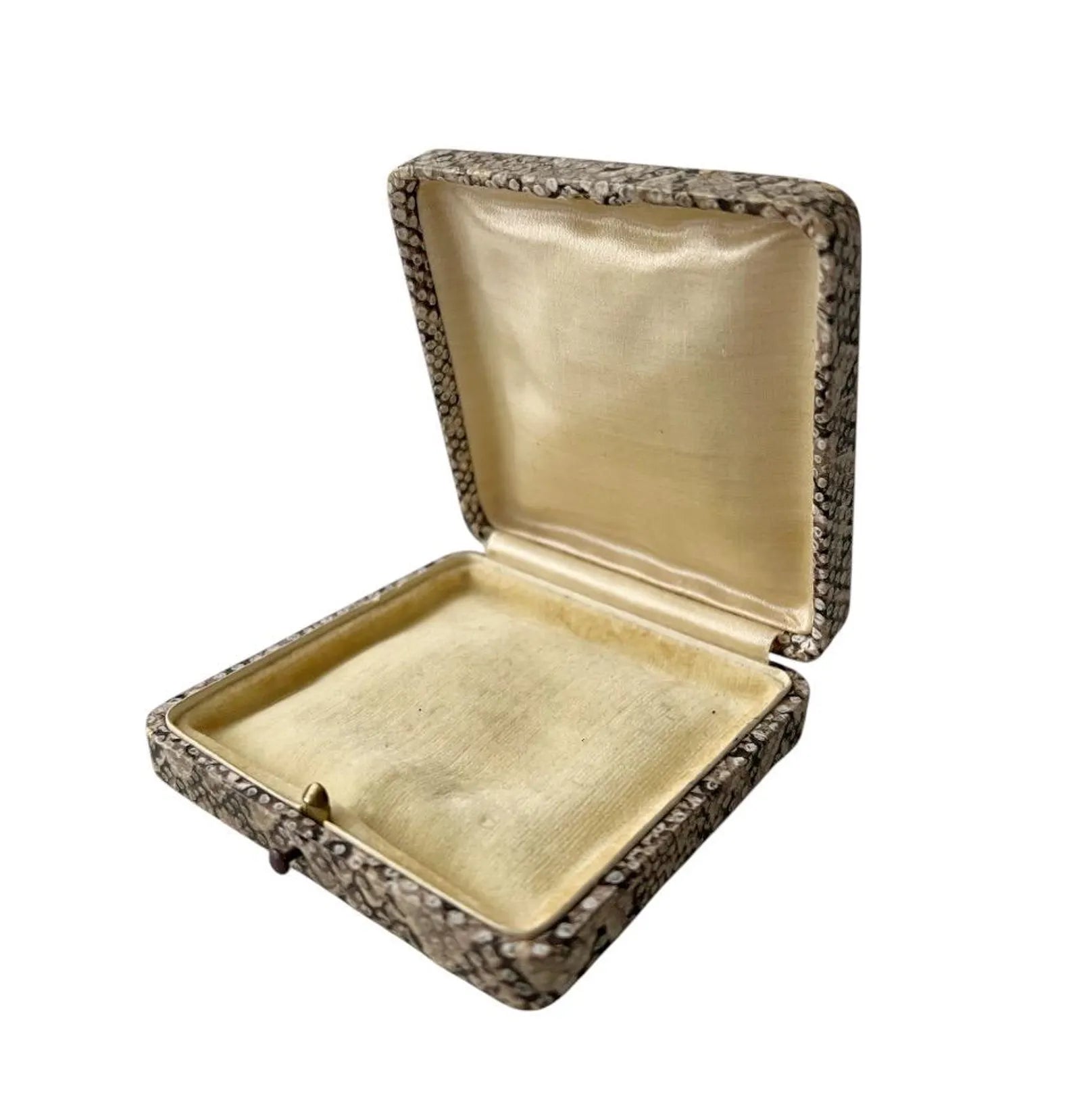 Vintage Snakeskin Style Jewellery Presentation Box, Display Case for Bracelet, Chain, Earrings or Watch