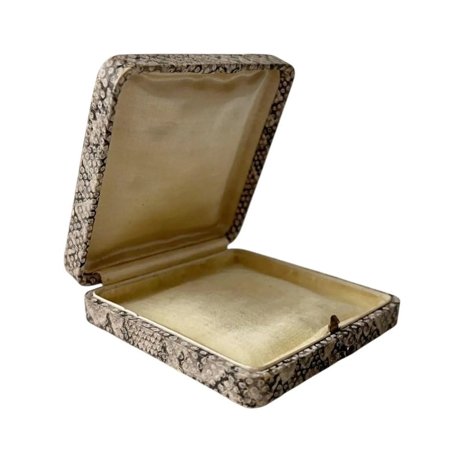 Vintage Snakeskin Style Jewellery Presentation Box, Display Case for Bracelet, Chain, Earrings or Watch