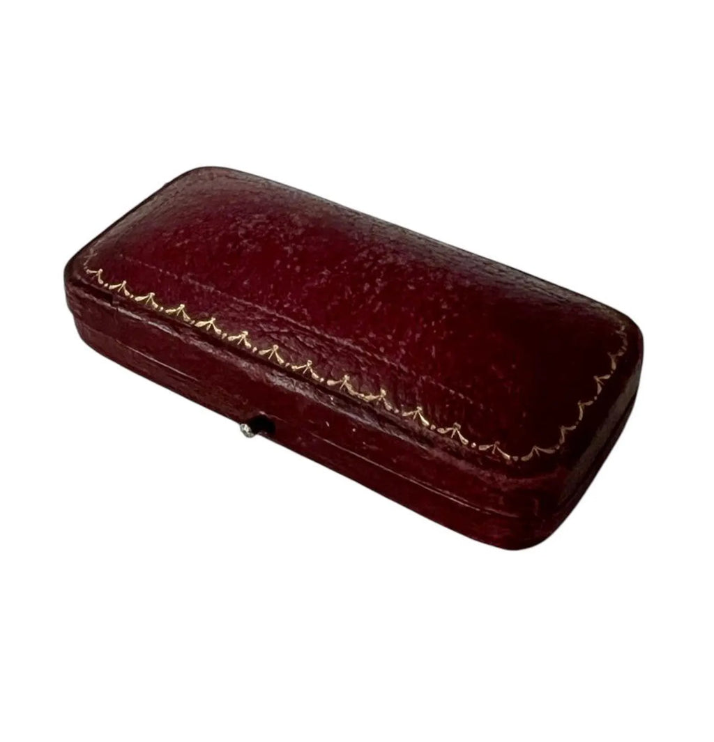 Antique Liverpool Diamond Merchant Jewellery Box, Brooch or Earrings Case, c.1890–1910