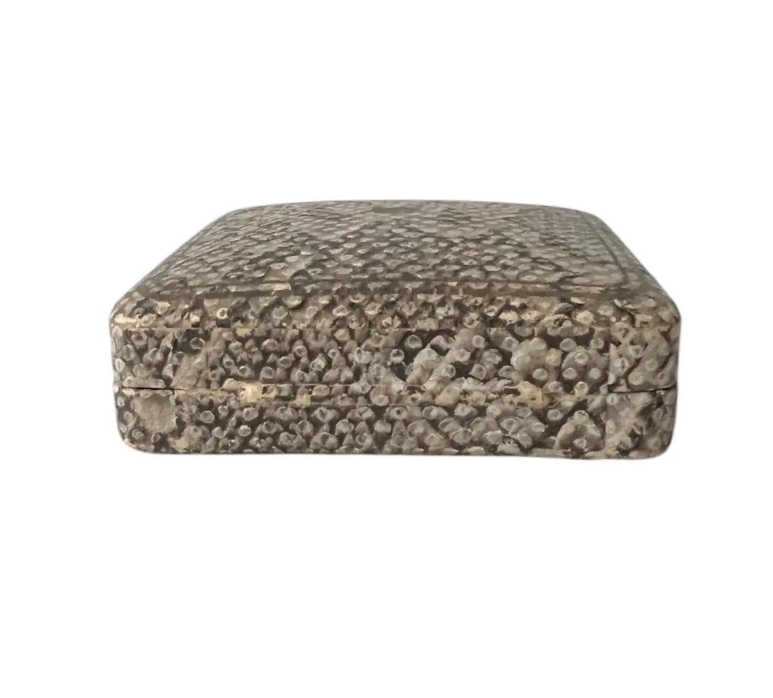 Vintage Snakeskin Style Jewellery Presentation Box, Display Case for Bracelet, Chain, Earrings or Watch