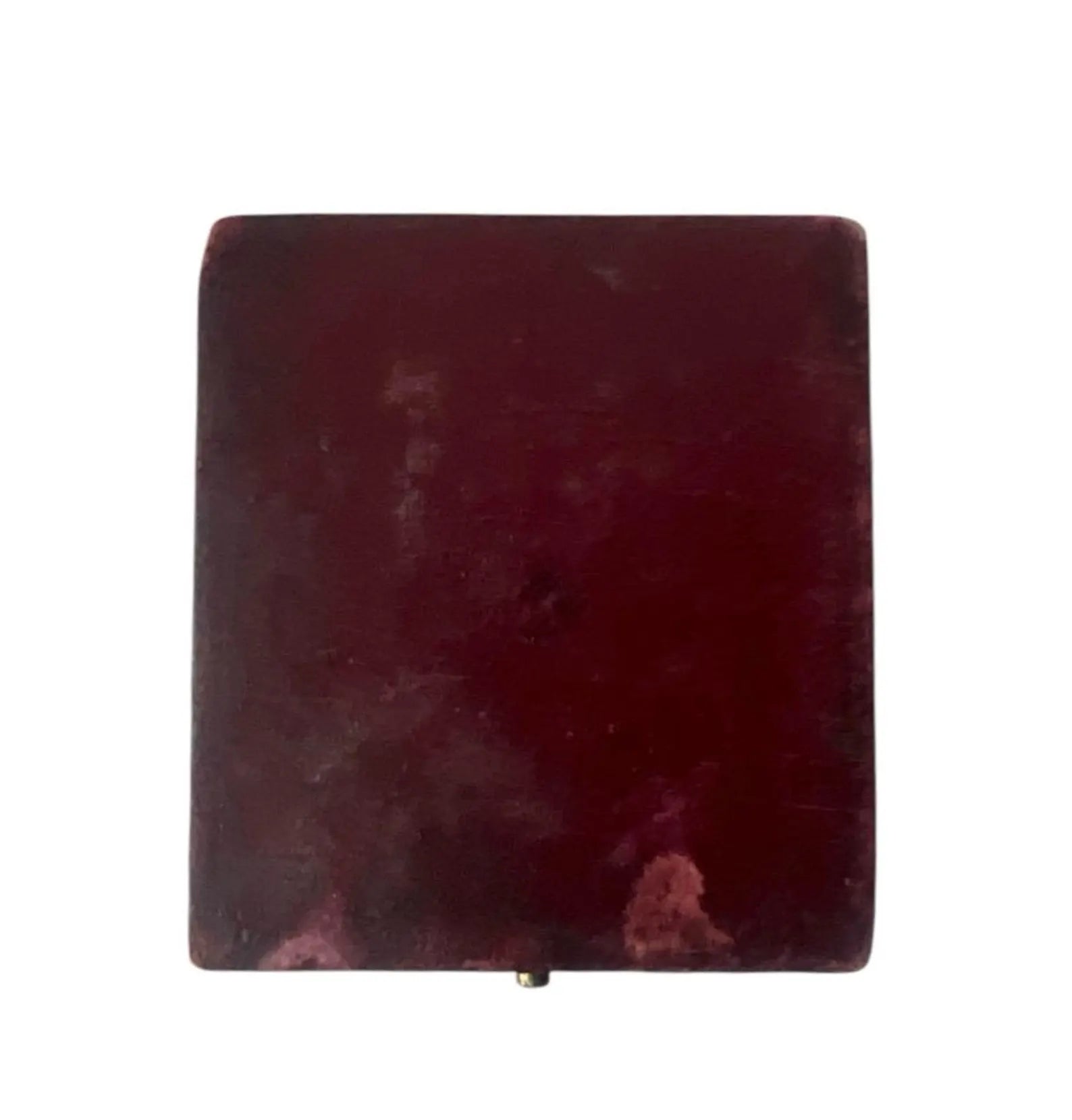 Antique Ring Box Red Leather, Boodle & Dunthorne Liverpool, Edwardian Jewellery Presentation Case