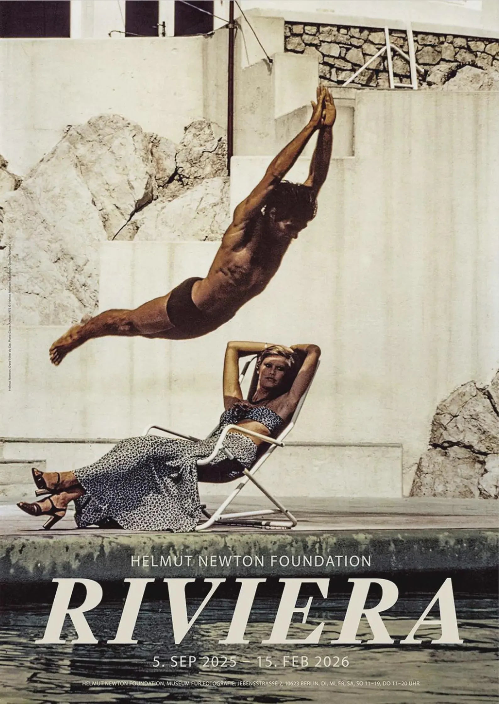 Helmut Newton, Riviera, Original Exhibition Museum Poster