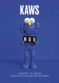 KAWS, Brian Donnelly, Blue, Original Exhibition Museum Poster