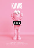 KAWS, Brian Donnelly, Pink, Original Exhibition Museum Poster