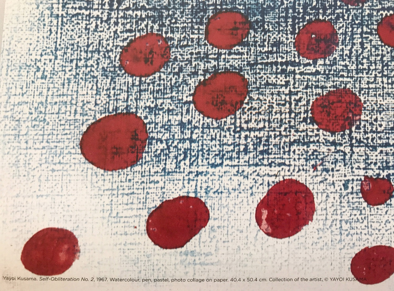 Yayoi Kusama - "Self-Obliteration NO. 2. 1967". Original Museum Exhibition Poster. 2015.