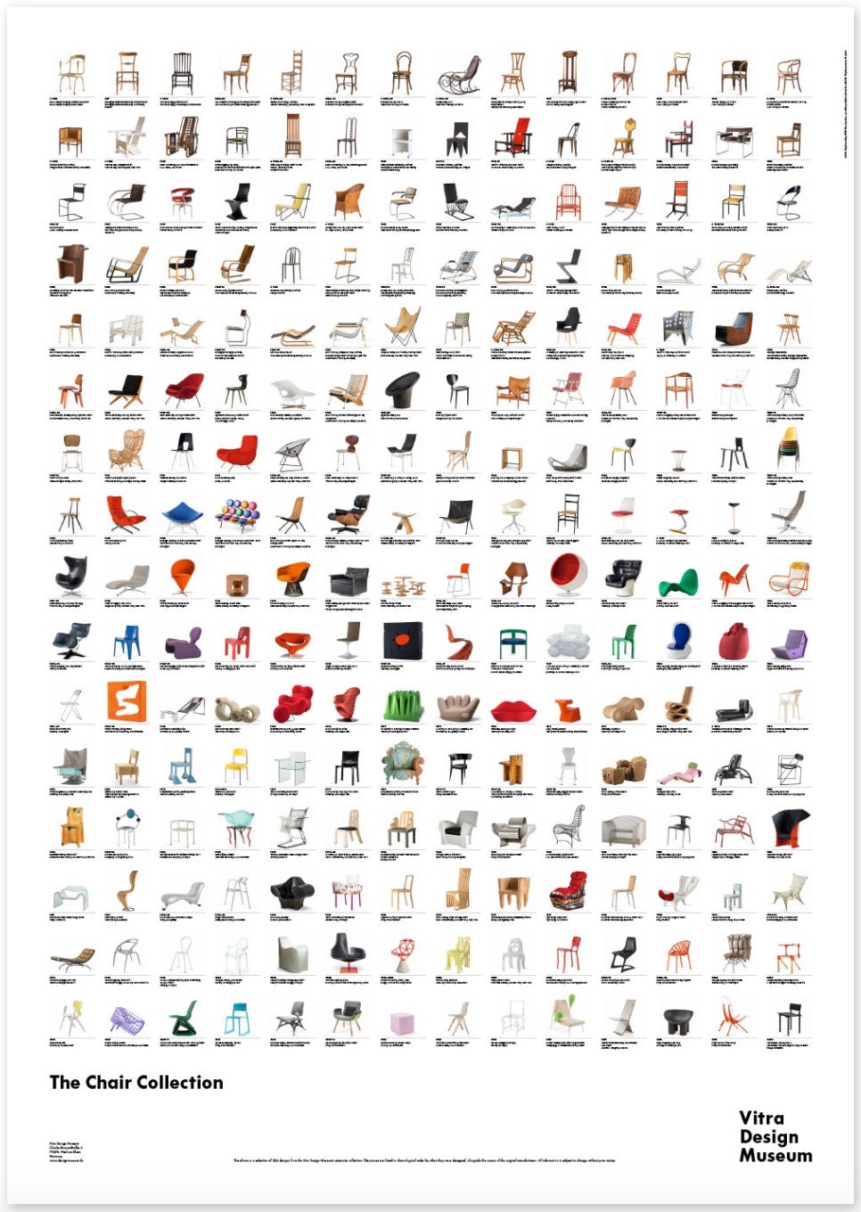 The Chair Collection, Original Museum Exhibition Poster