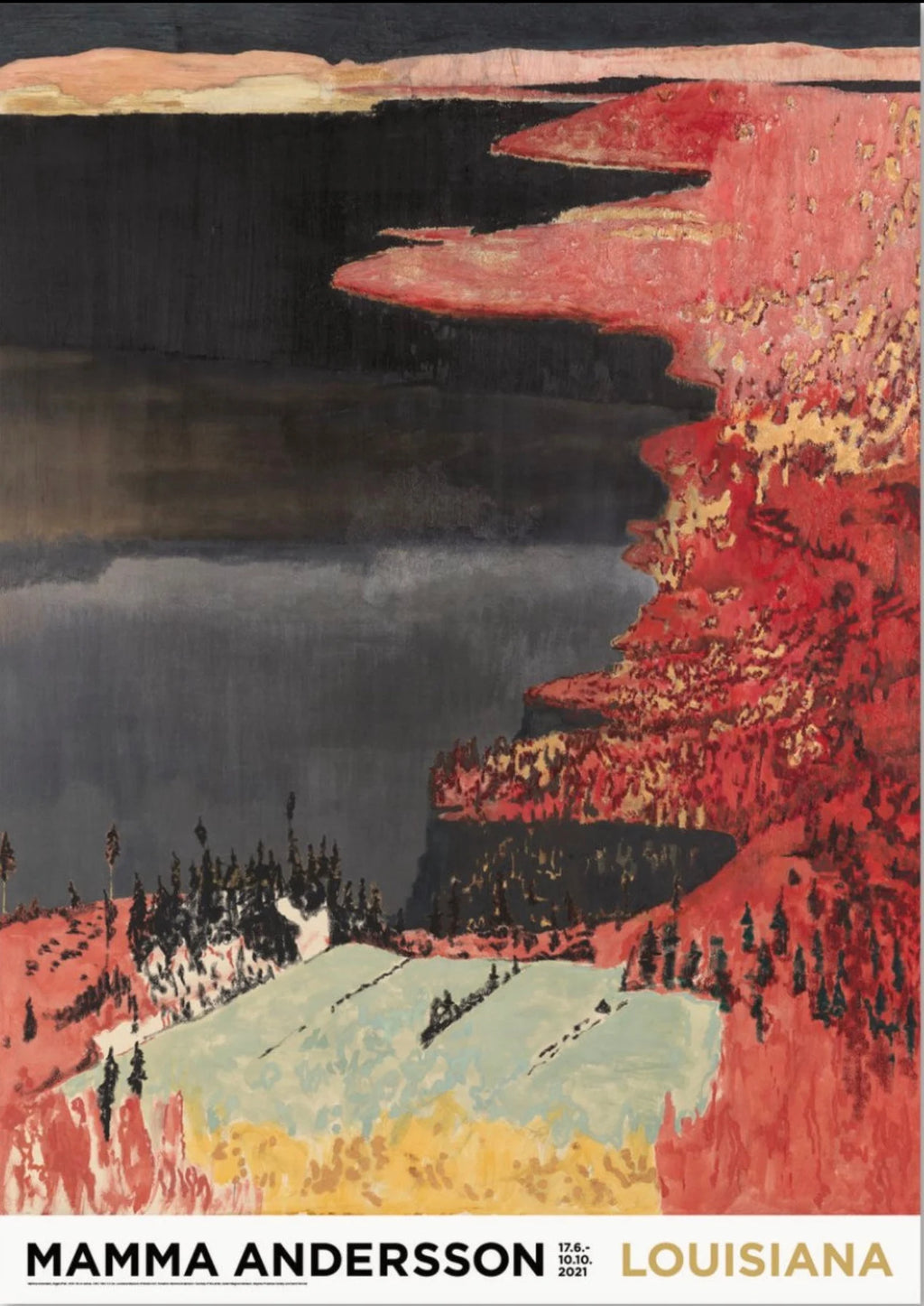 Mamma Andersson, Original Exhibition Museum Poster.