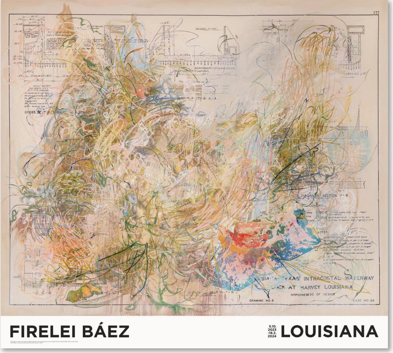 Firelei Báez - "Re-memory (to be spoken complete)". Original Museum Poster.