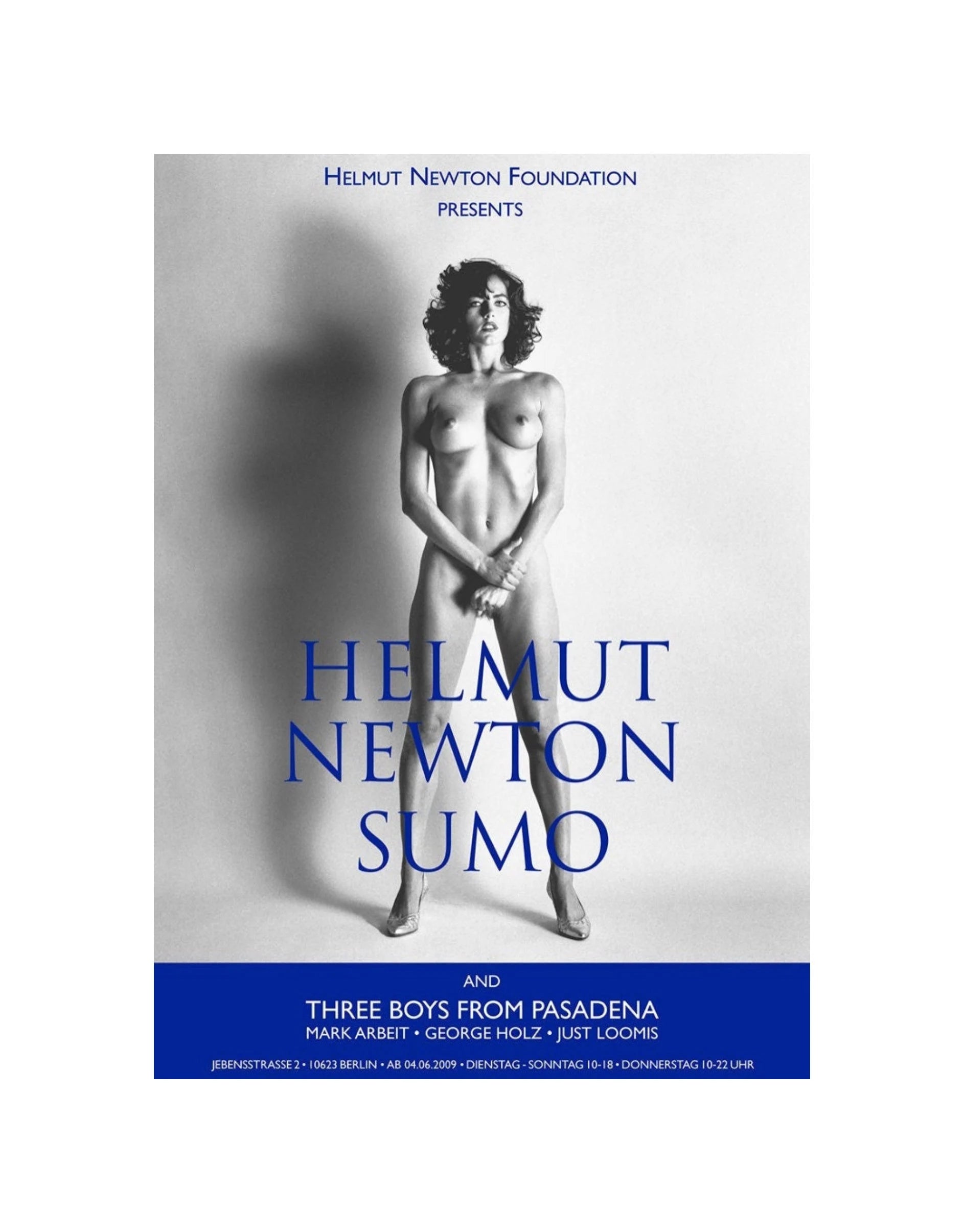 Helmut Newton, Sumo, Original Exhibition Museum Poster
