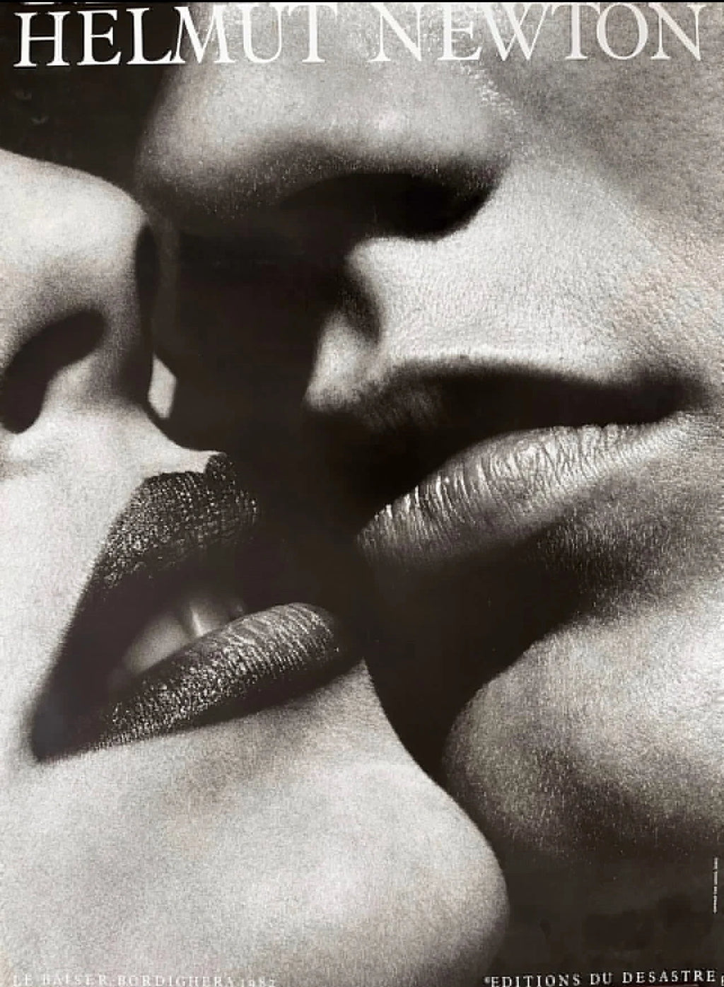 Helmut Newton, The Kisses of Bordighera, Exhibition Museum Poster
