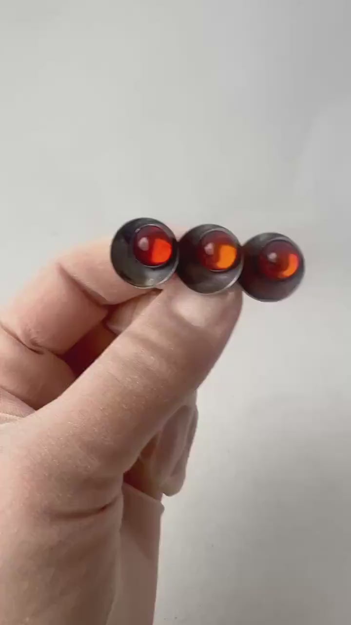 Vintage Baltic Amber Brooch, Sterling Silver, Danish Modernist, Niels Erik From