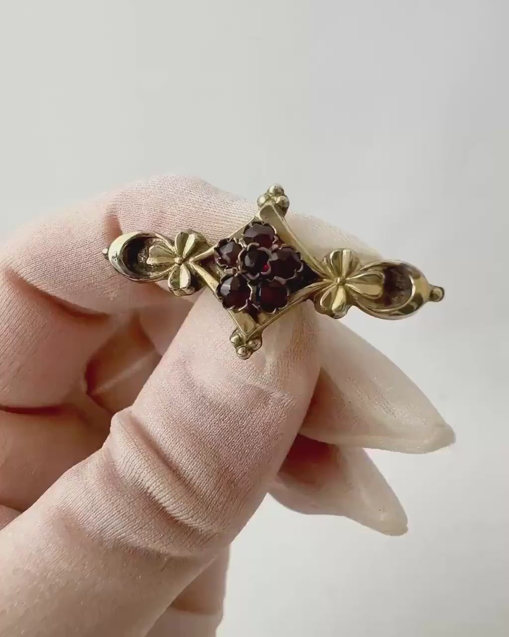Antique Garnet Brooch.