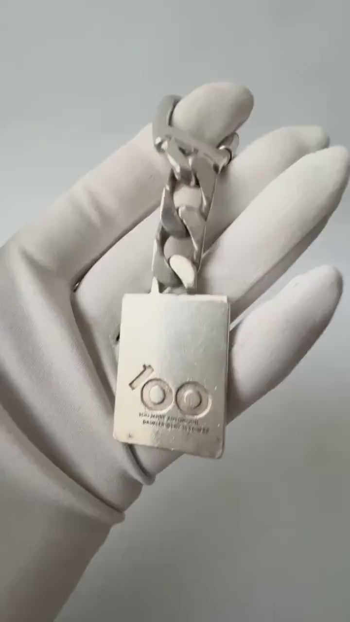 Vintage Aigner Sterling Silver Pendant – Daimler Benz 100 Years Anniversary (1886–1986)